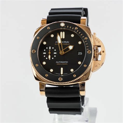 Panerai Luminor Submersible Goldtech 42mm Complete Set PAM 974.